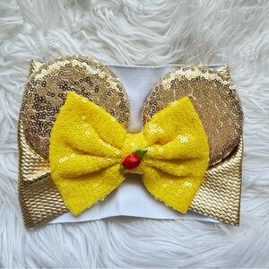 Beauty & The Beast Baby Minnie Mouse Headband Mouse headband Baby Disney Toddler